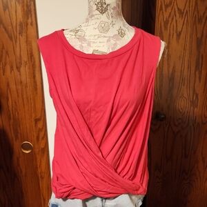 BiBi Pink Wrap Tank Top